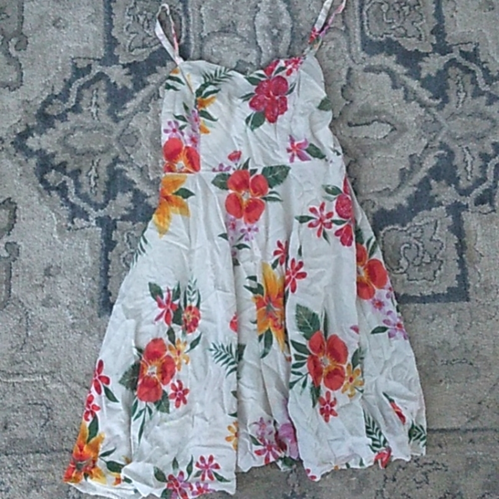 Medium length floral dress